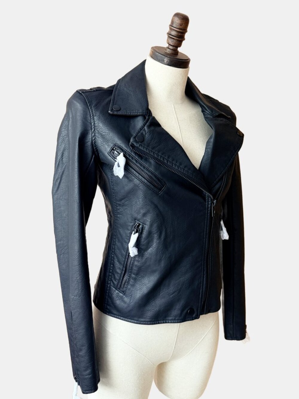 BLANKNYC Faux Leather Moto Jacket | XS | New With Tags - Picture 2 of 7
